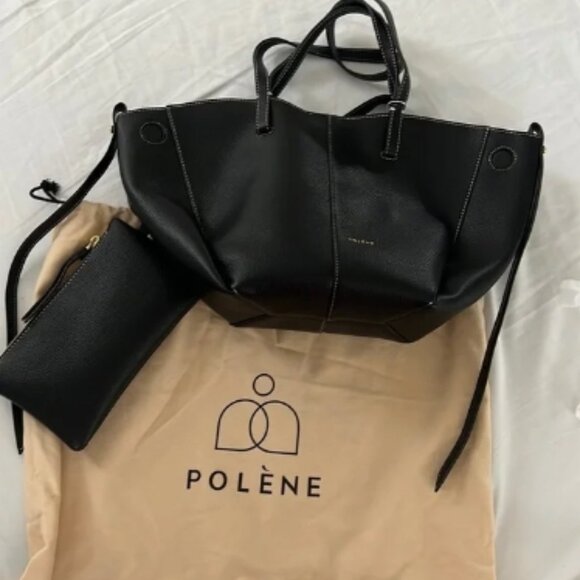 Polene Black Cyme Totes - Picture 1 of 5